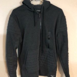 Grey Switch Remarkable Front Zipper Hoodie